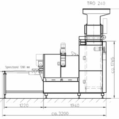 Industrie Rex Futura Trichter Frontansicht