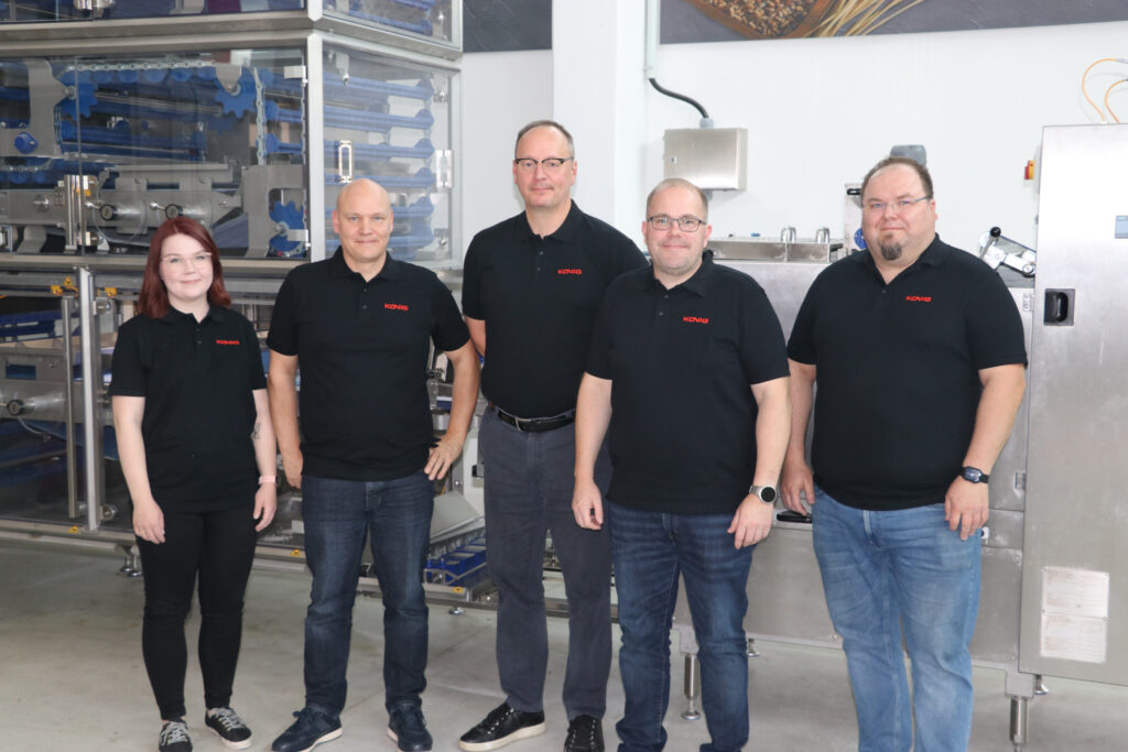Das Team des neu gegründeten Unternehmens König Nordic OY
v.l.n.r.: Helmi Toivonen, Tuomas Nevalainen, Hannes Fahllund, Arto Makinen, Sami Harkivi
