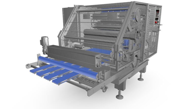 Wechselbare Spreizbänder sorgen für maximale Flexibilität und große Produktvielfalt