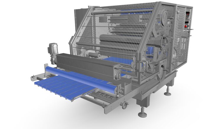 Wechselbare Spreizbänder sorgen für maximale Flexibilität und große Produktvielfalt